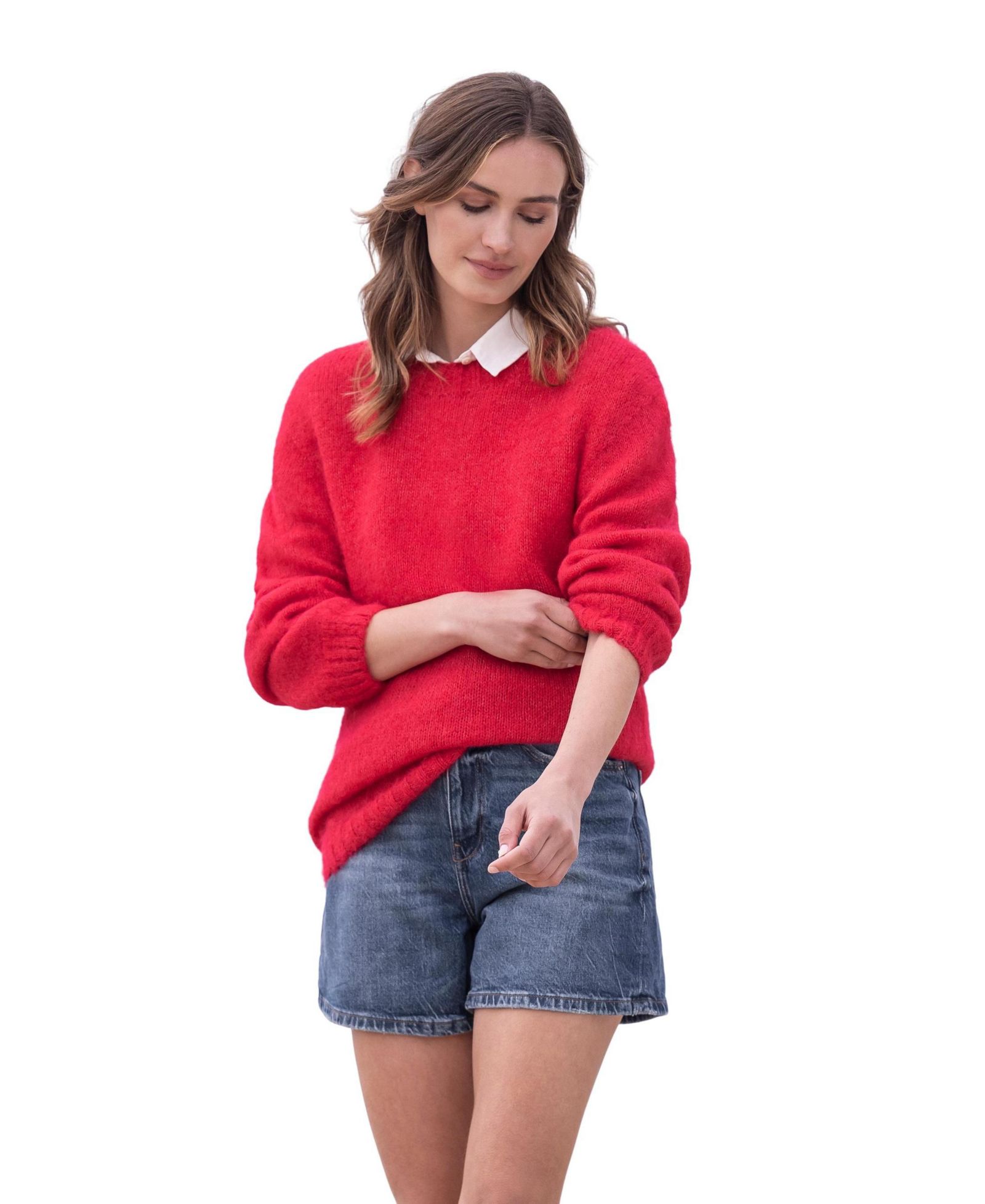 Celtic & Co. Women's Alpaca Cotton Slouch Sweater