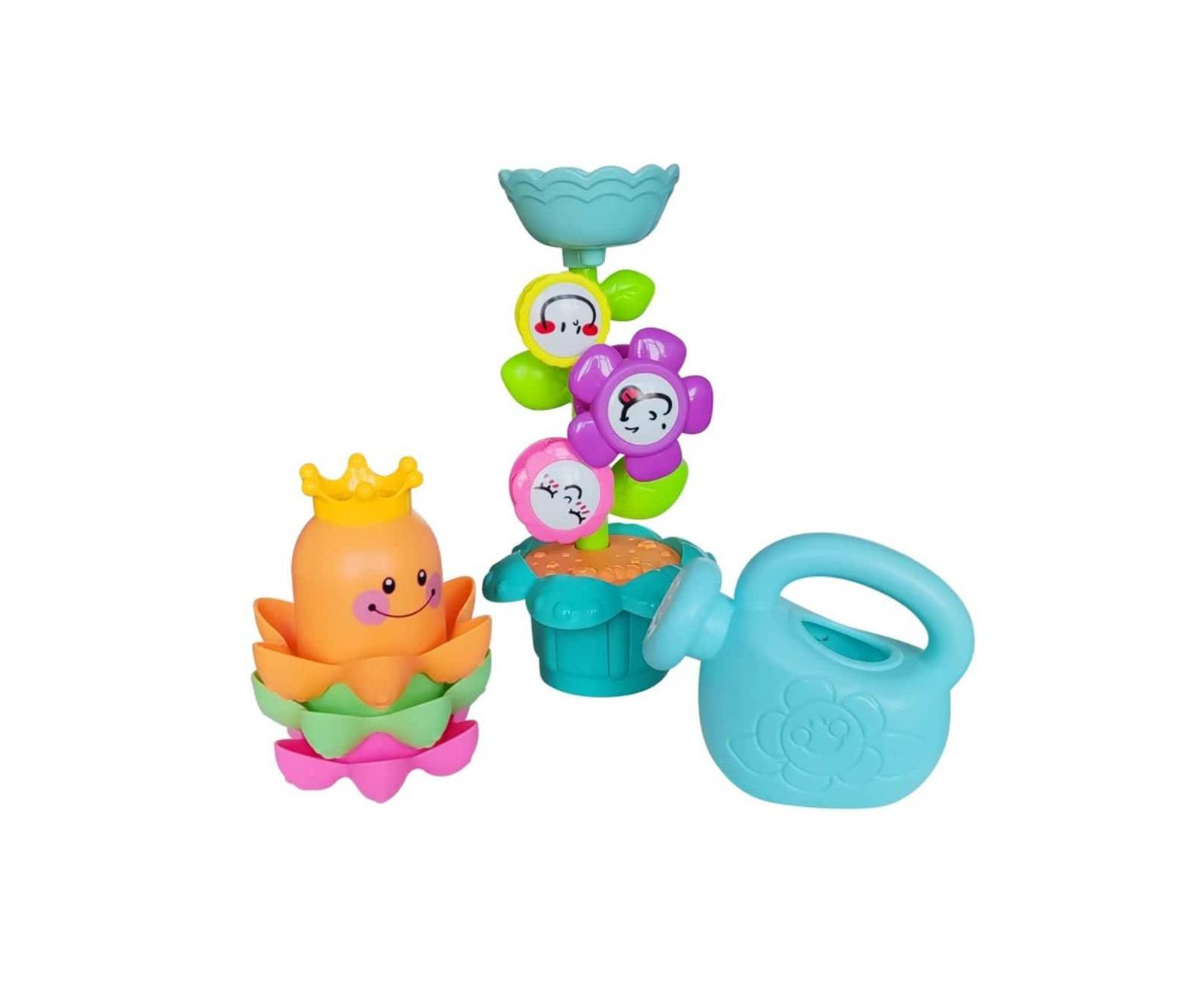 Игрушки для купания Sperric Toddler 3 Pieces Flower Waterfalls Waterwheel с присоской 1-3