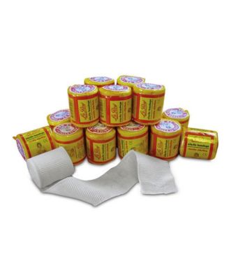 Amber Sports Le Roy Mexican Gauze Boxing Hand Wraps Elastic Bandages Revgear Ambra LeRoy Combat Sports Non-Sterile, 2" x 5.5 yd - 16 pack