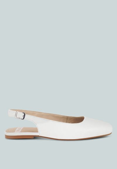 Мюли Women's Rag and Co Sozani Real Soft Leather Slingback Flats