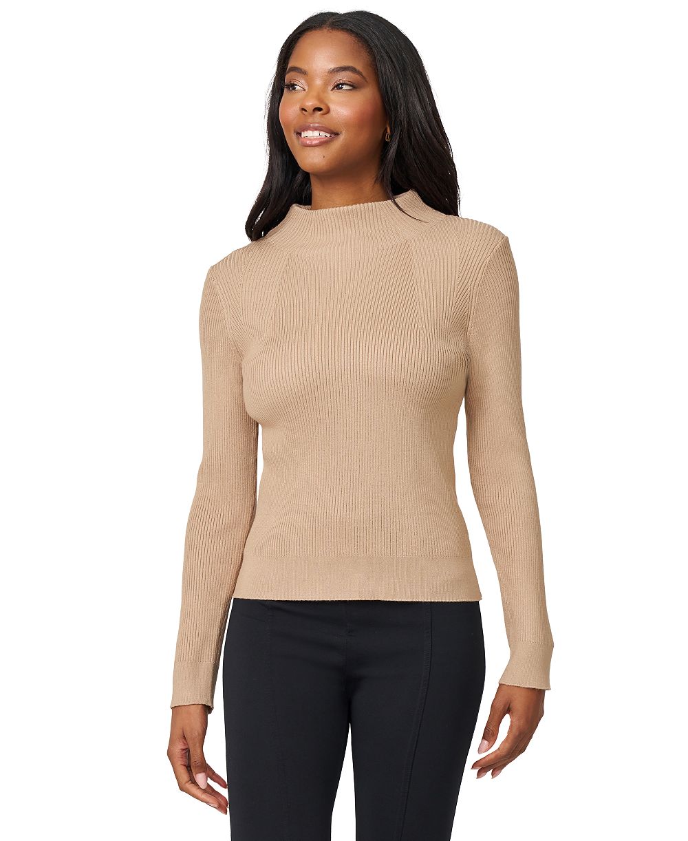 Свитер Melissa Paige Petite Funnel-Neck Ribbed