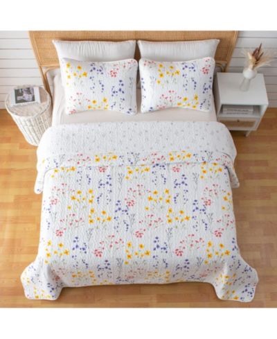 Комплект покрывал Linery and Co. Colorful Floral Quilt Set