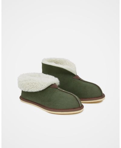 Celtic & Co. Женские тапочки-бутти из овчины Shearling Bootee Slippers