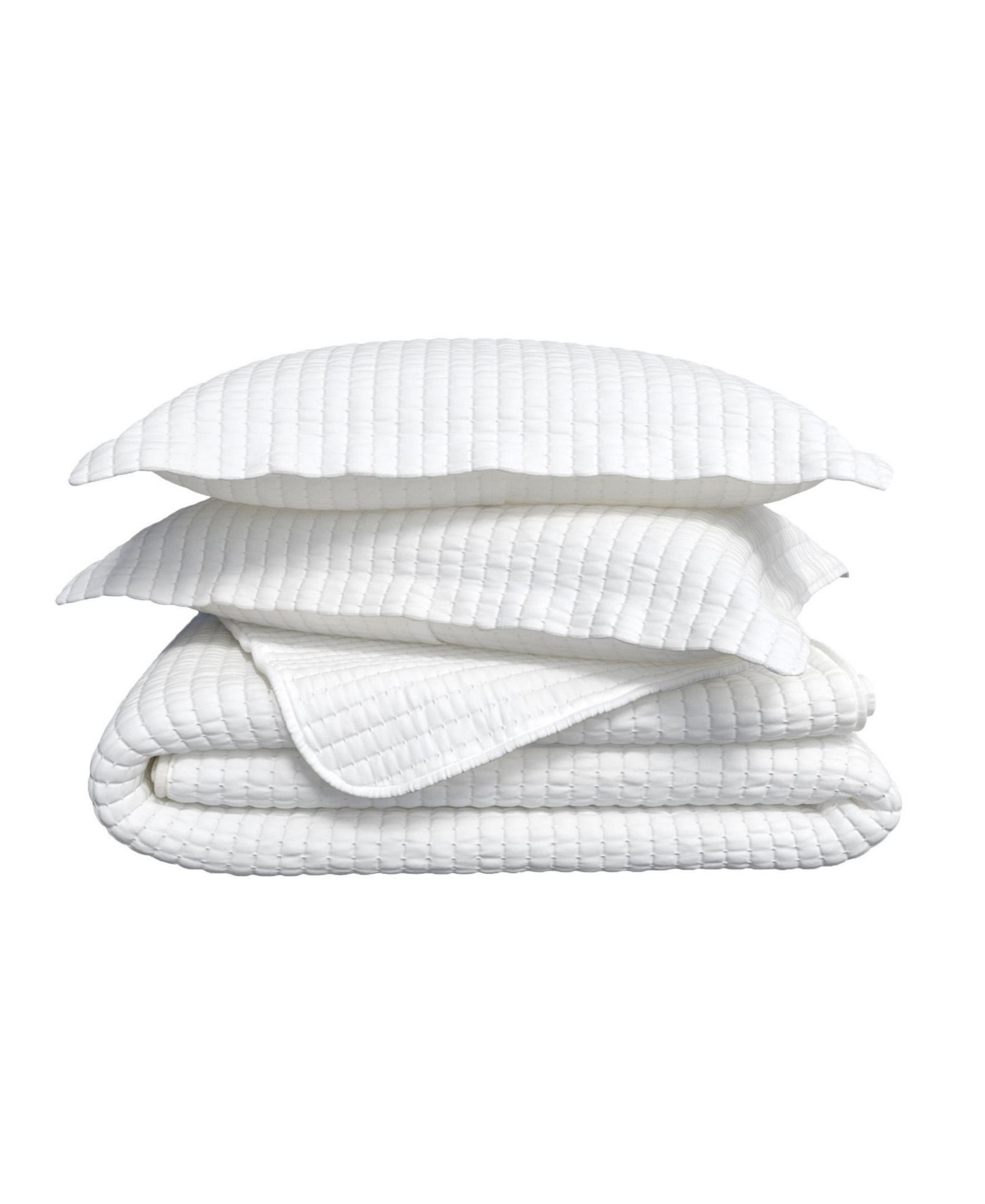 Linery and Co. Detailed Channel Stitch Quilt Set With Shams