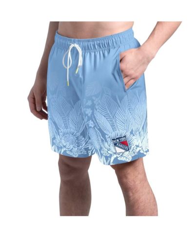 Margaritaville Men's Blue New York Rangers Lagoon Fiesta Swim Shorts