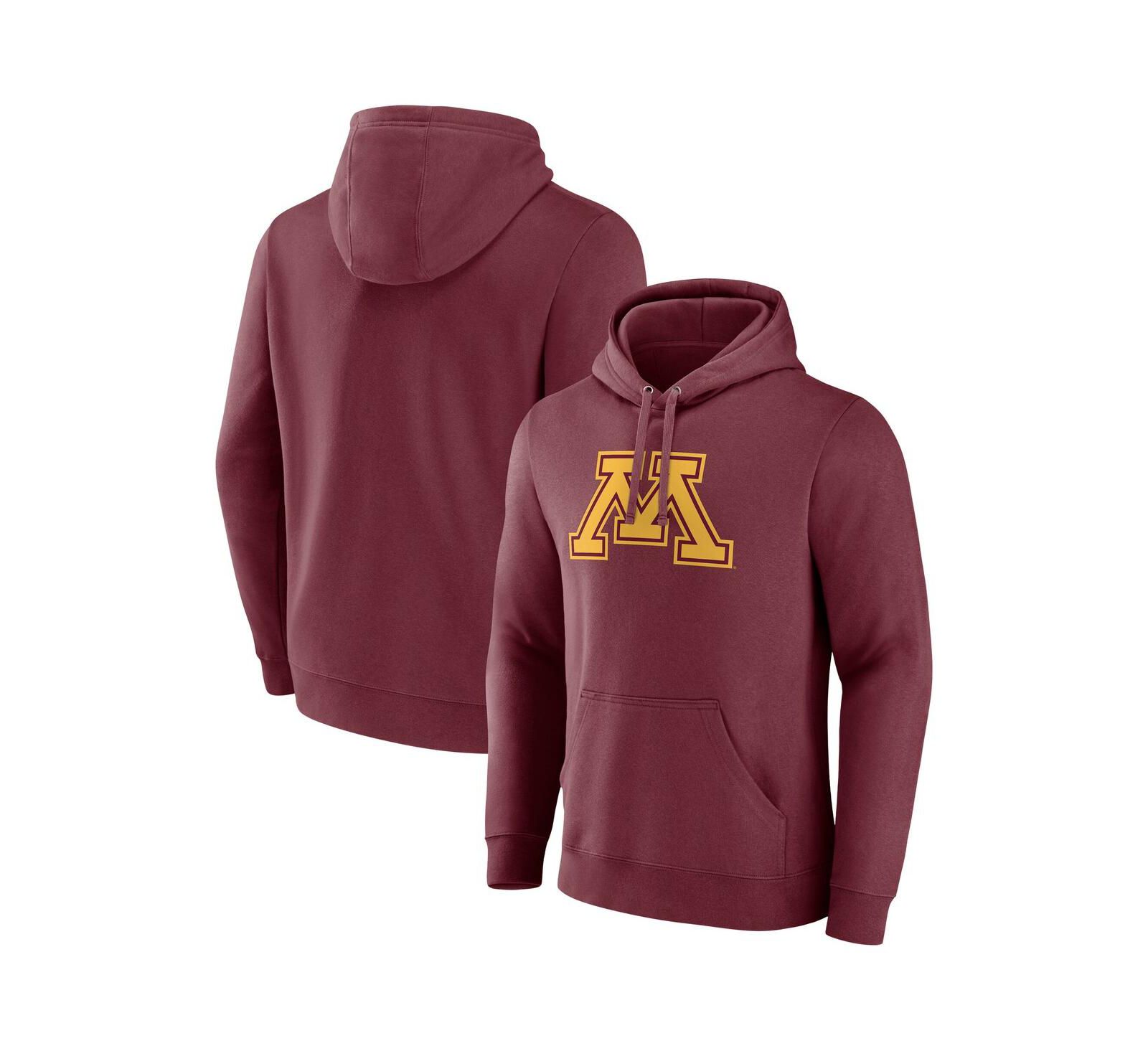 Fanatics Men's Maroon Minnesota Golden Gophers Fleece Pullover Hoodie