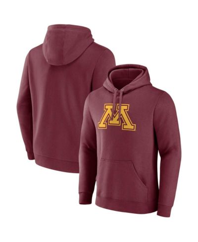Мужское флисовое худи Fanatics Maroon Minnesota Golden Gophers