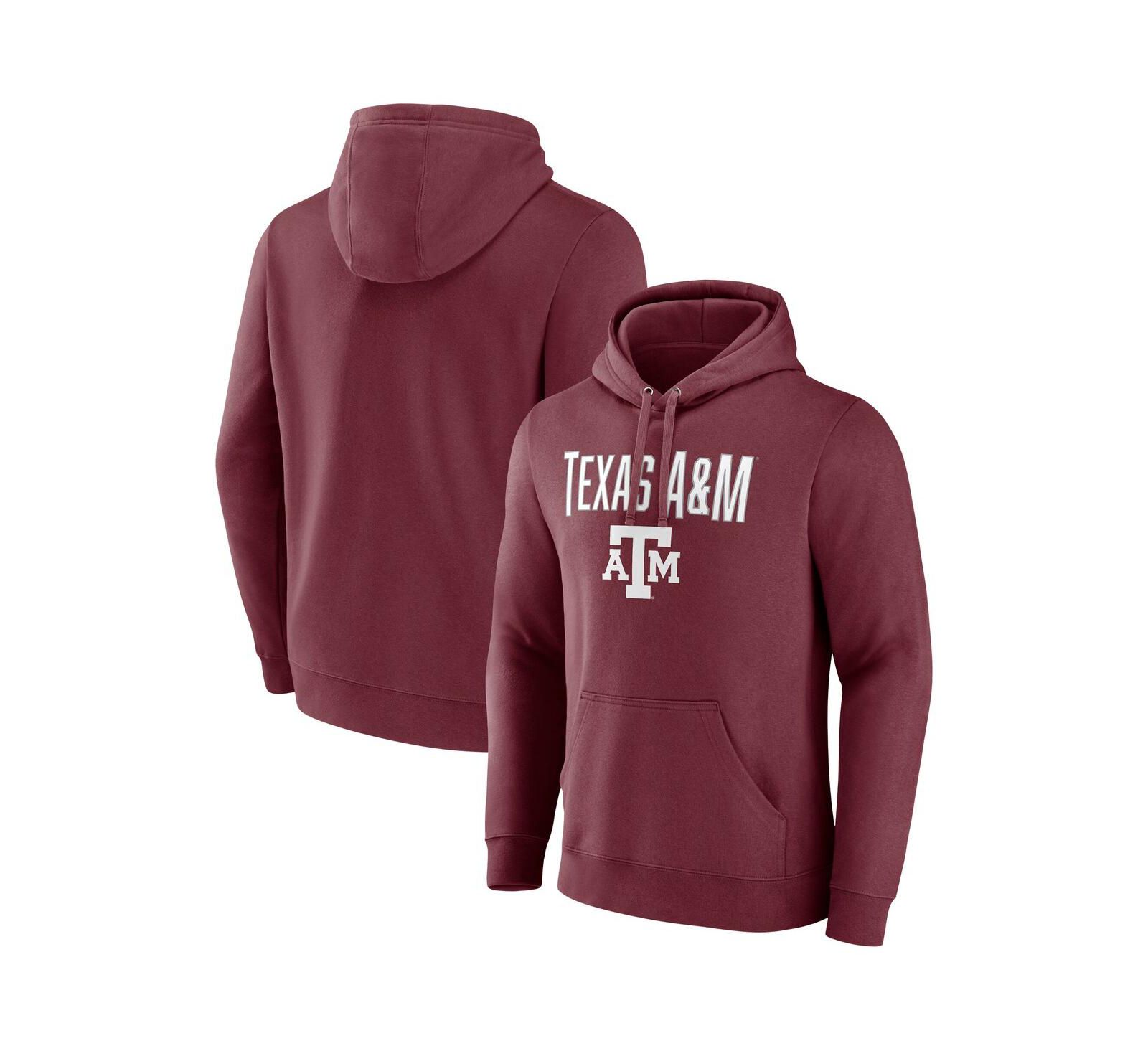 Мужское худи Fanatics Maroon Texas A&M Aggies Team Lockup Pullover