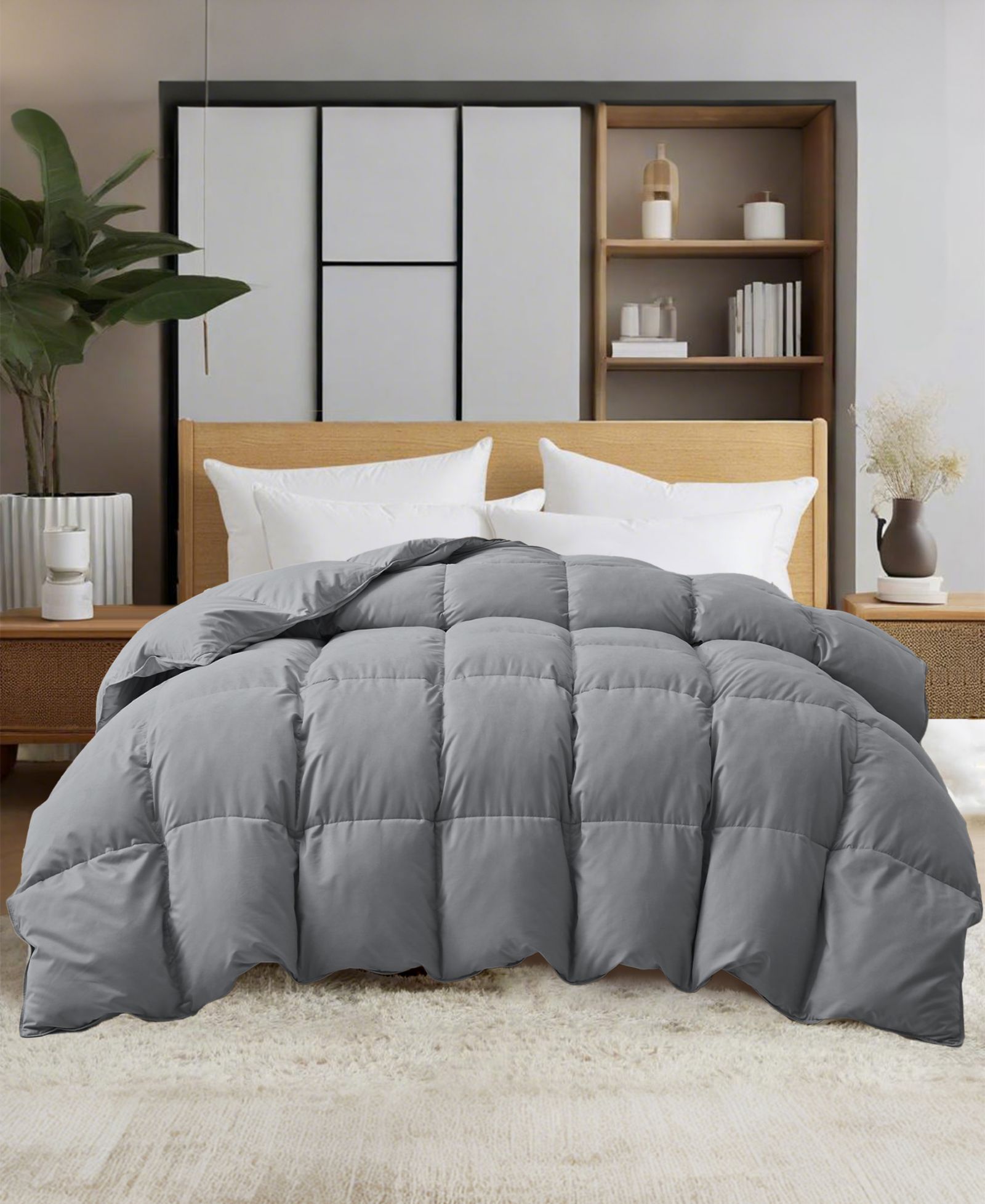 Одеяло UNIKOME Heavyweight Goose Down Fiber, California King