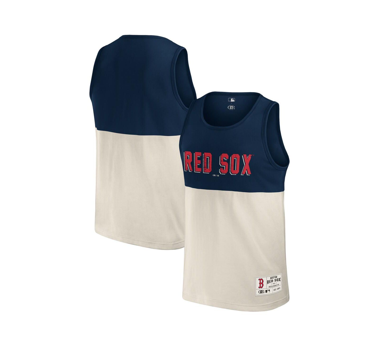 Darius Rucker Collection by Fanatics Men's Navy Boston Red Sox Color Block T-Shirt