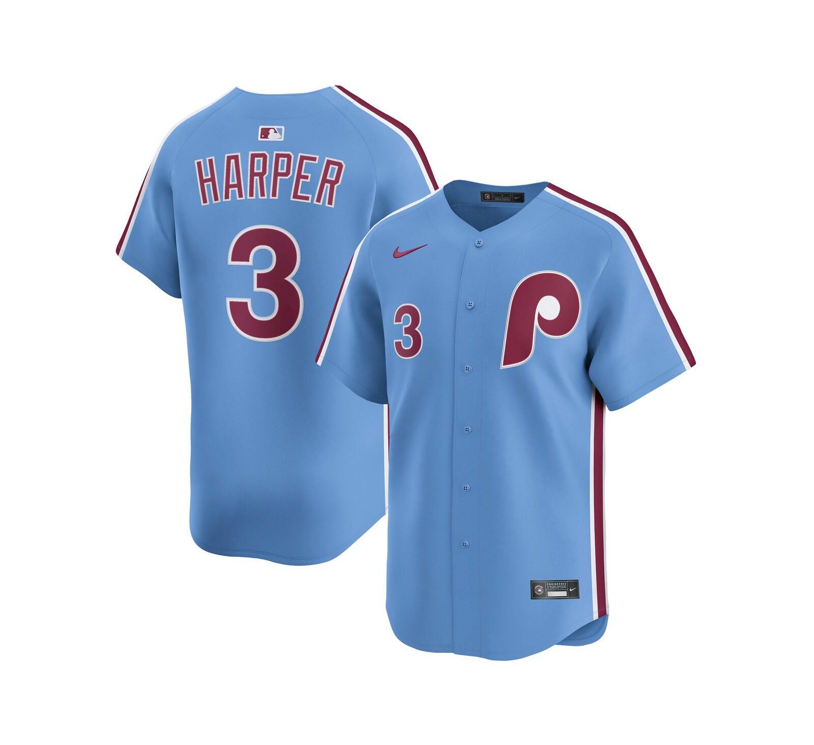 Мужская спортивная джерси Nike Bryce Harper Philadelphia Phillies Limited
