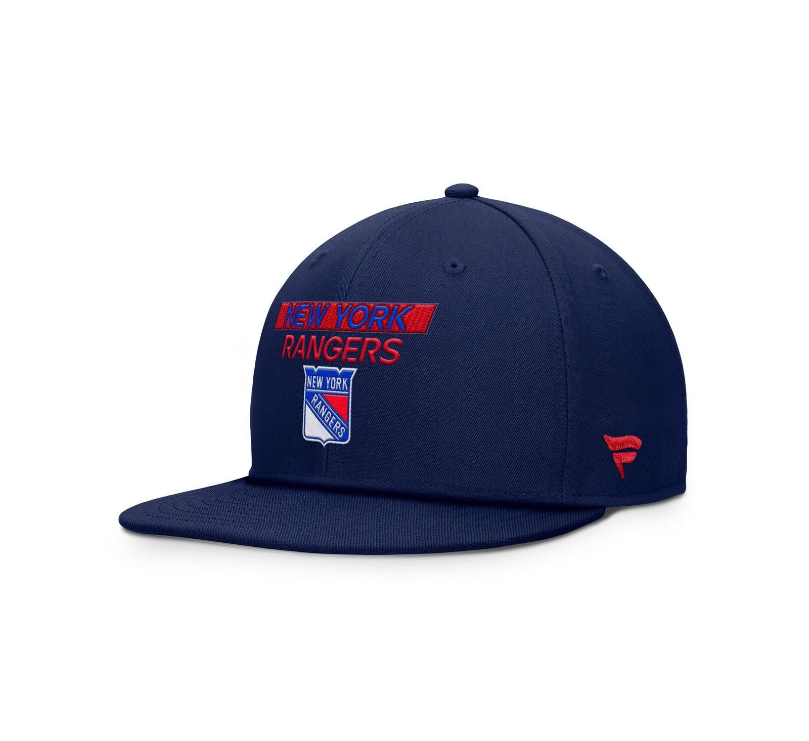 Мужская кепка Fanatics New York Rangers Authentic Pro Prime Snapback, темно-синяя