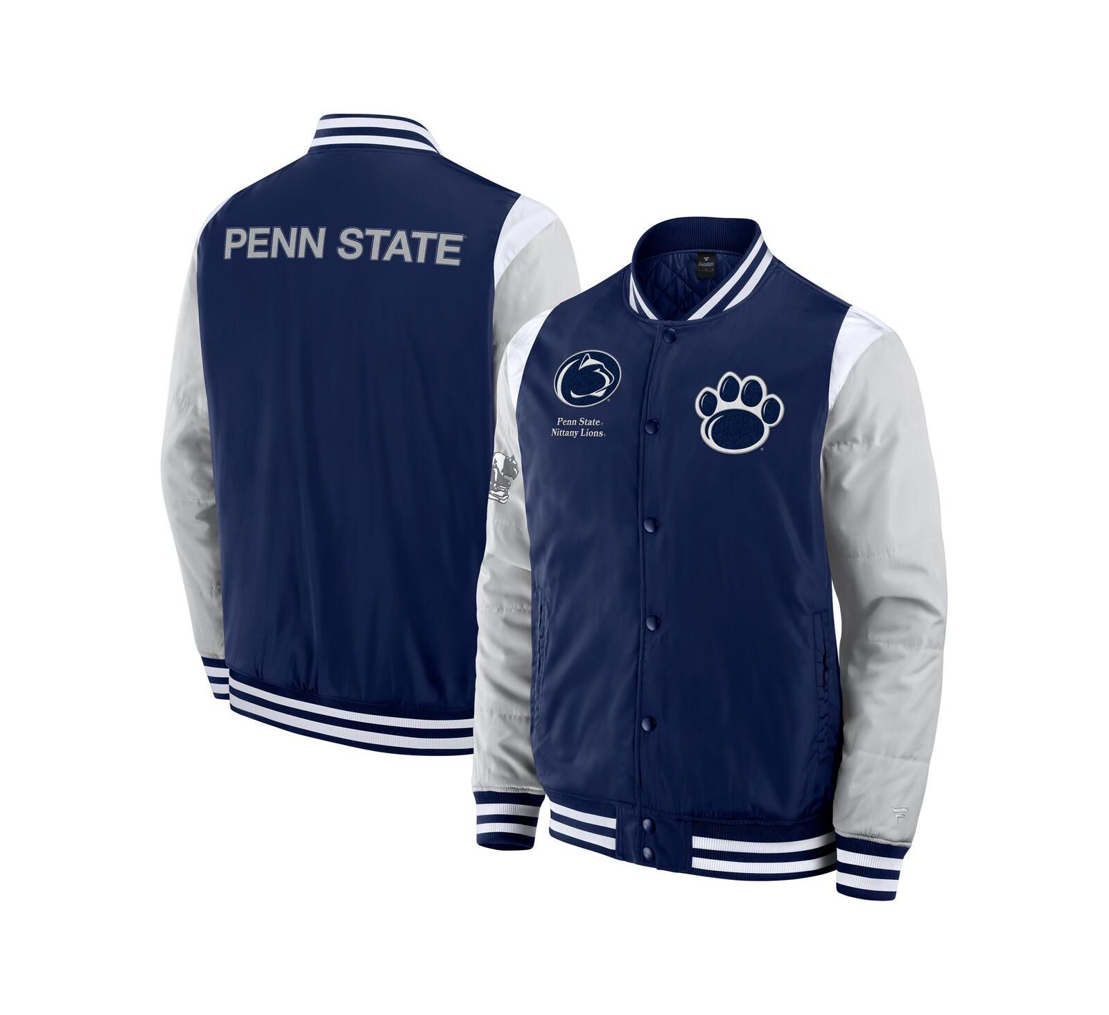 Fanatics Men's Navy Penn State Nittany Lions Elements Elite Full-Snap Jacket
