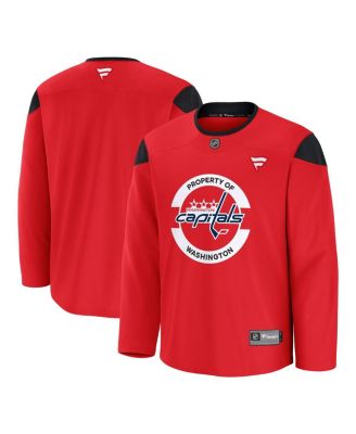 Fanatics Men's Red Washington Capitals Home Practice Jersey
