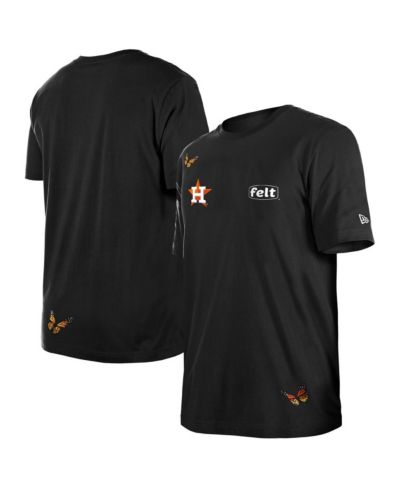 New Era x Felt Men's Black Houston Astros T-Shirt