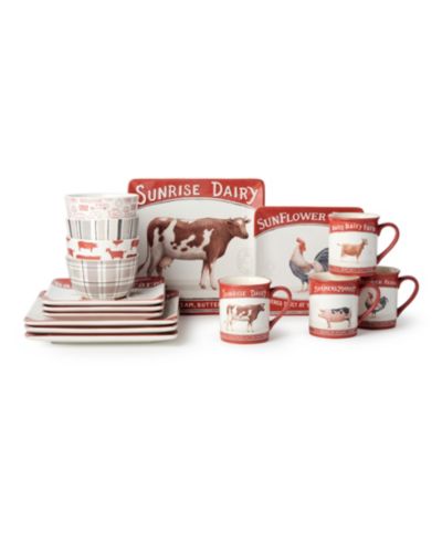 Набор столовой Certified International Vintage Farm 16-Pc. Service for 4