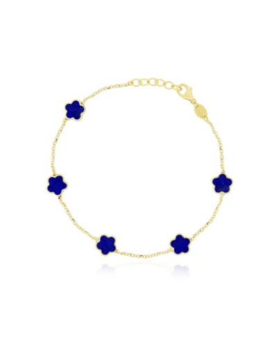 The Lovery Lapis Flower Bracelet