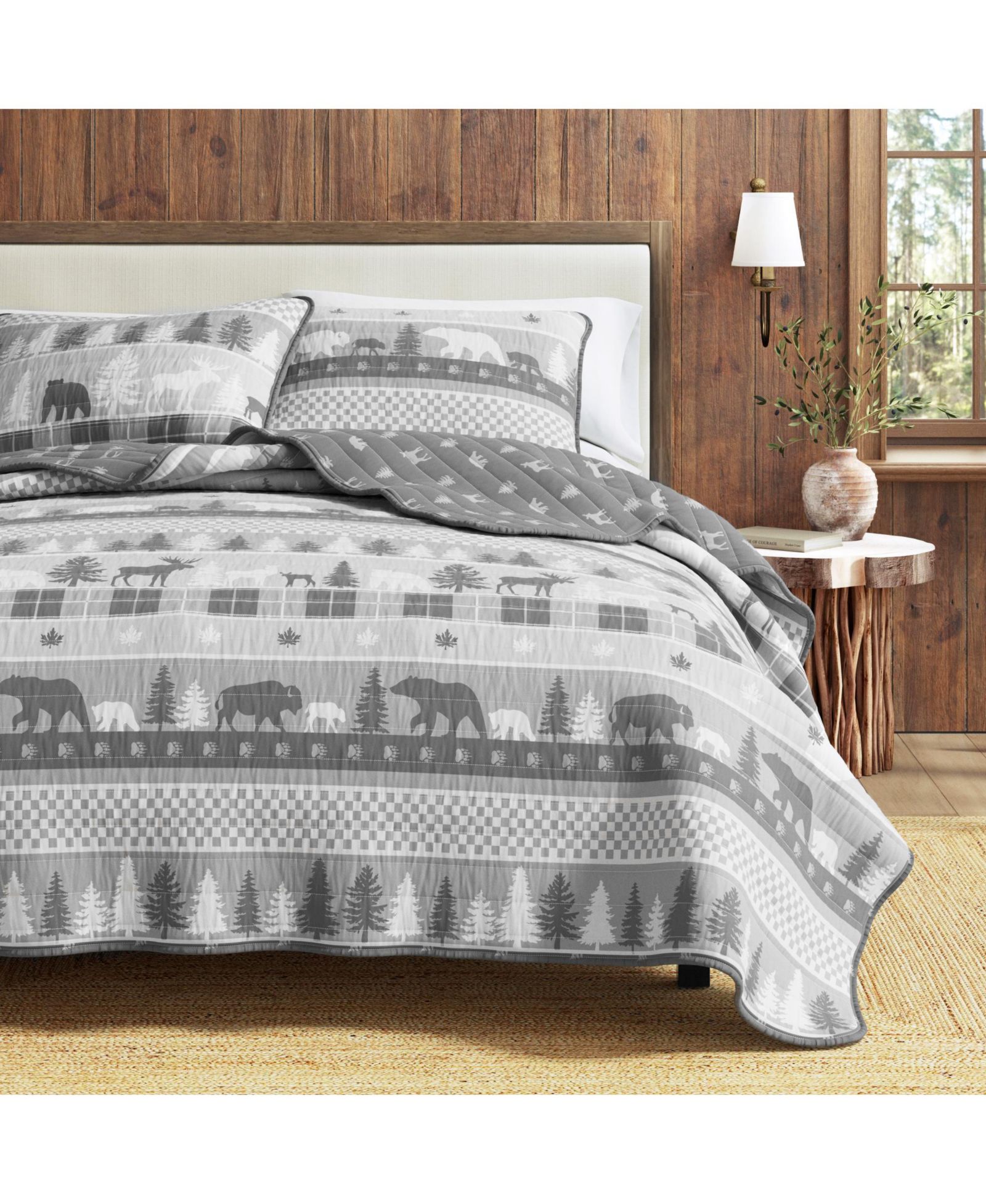 Linery and Co. Комплект покрывал с наволочками Rustic Woodland