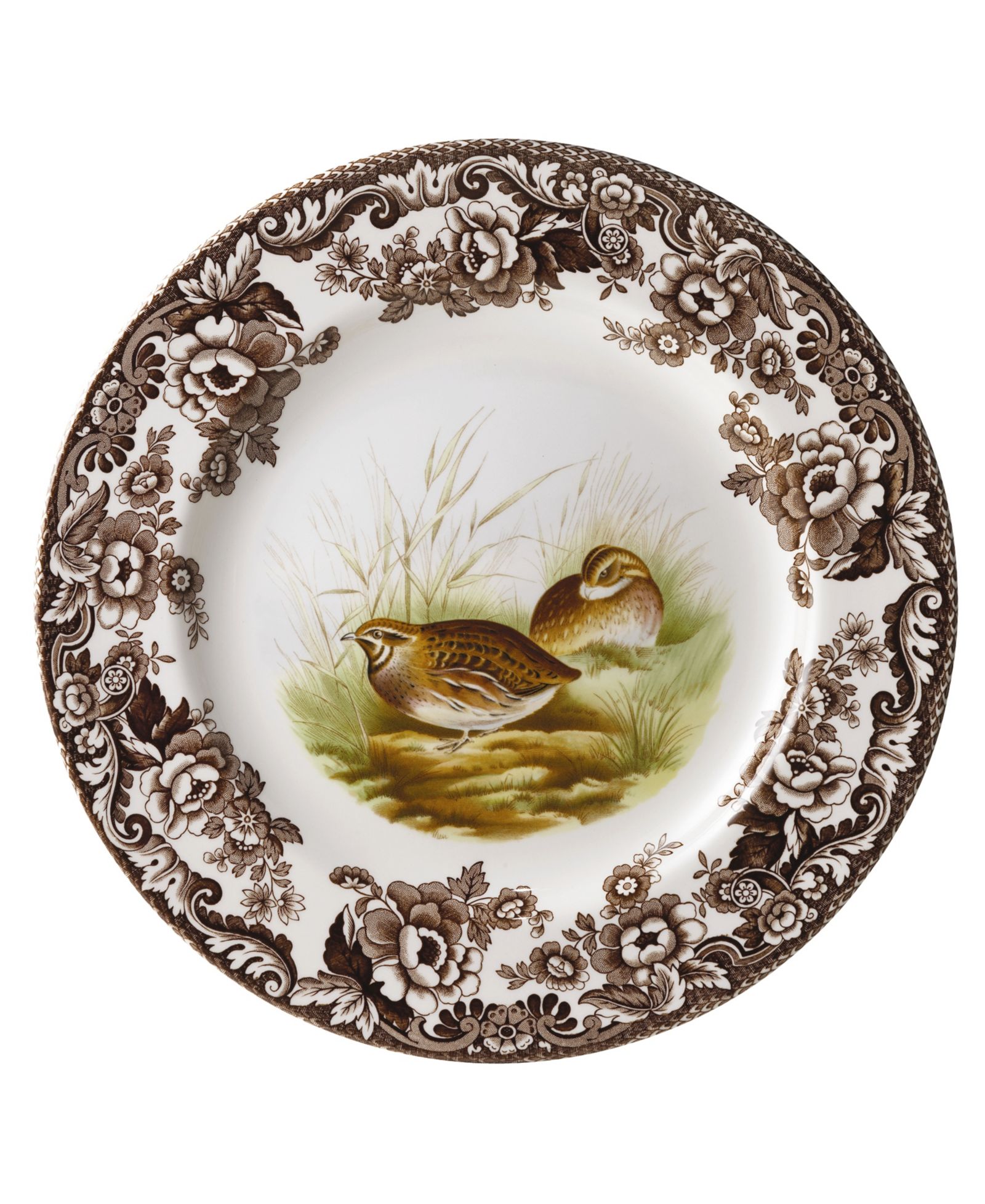 Тарелка Spode Woodland Quail Dinner Plate