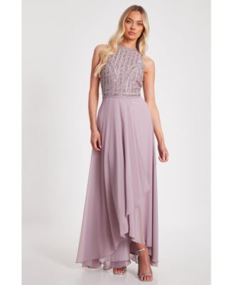 Женское платье QUIZ Chiffon High Neck Sleeveless