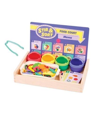 Игра Battat Stir and Sort Food Court Fine Motor Game