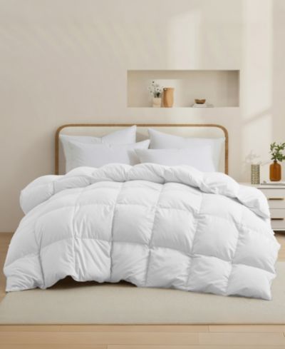 UNIKOME Ultra Soft Goose Down and Feather Fiber Comforter, Twin