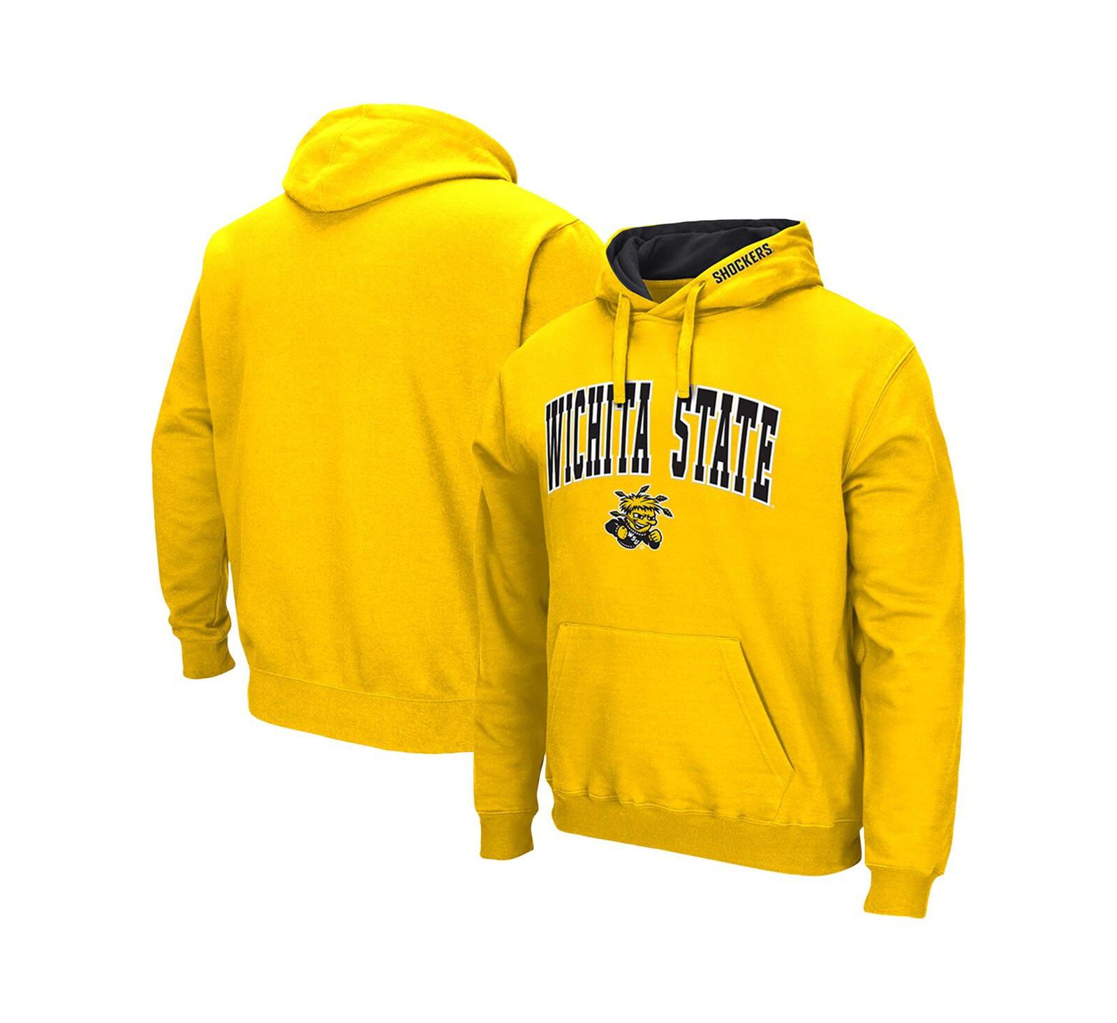 Мужское худи Colosseum Wichita State Shockers Arch Logo 3.0 Yellow