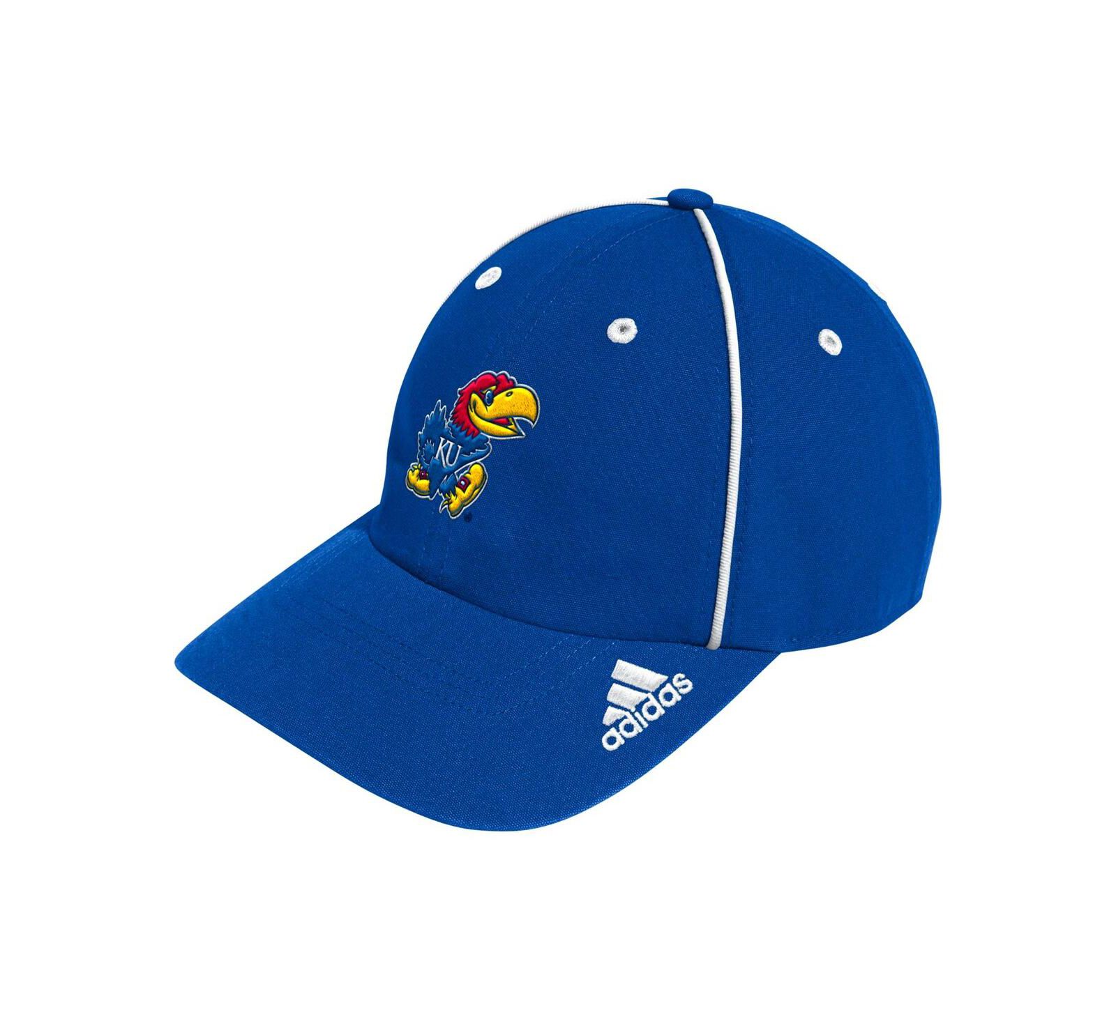 Adidas Men's Royal Kansas Jayhawks Locker Room Athlete Pack Slouch Adjustable Hat