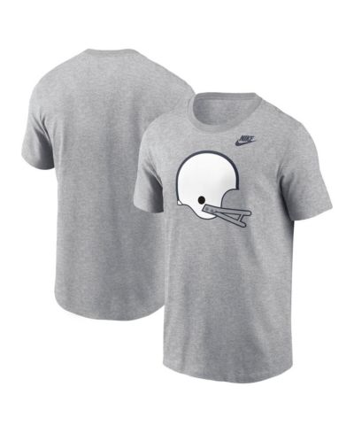 Nike Men's Heather Gray Penn State Nittany Lions Legacy Helmet T-Shirt