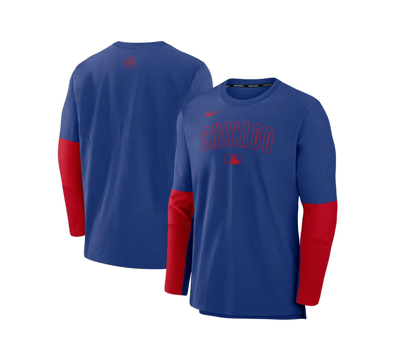Nike Мужское худи Nike Chicago Cubs Lightweight Player Tri-Blend Performance