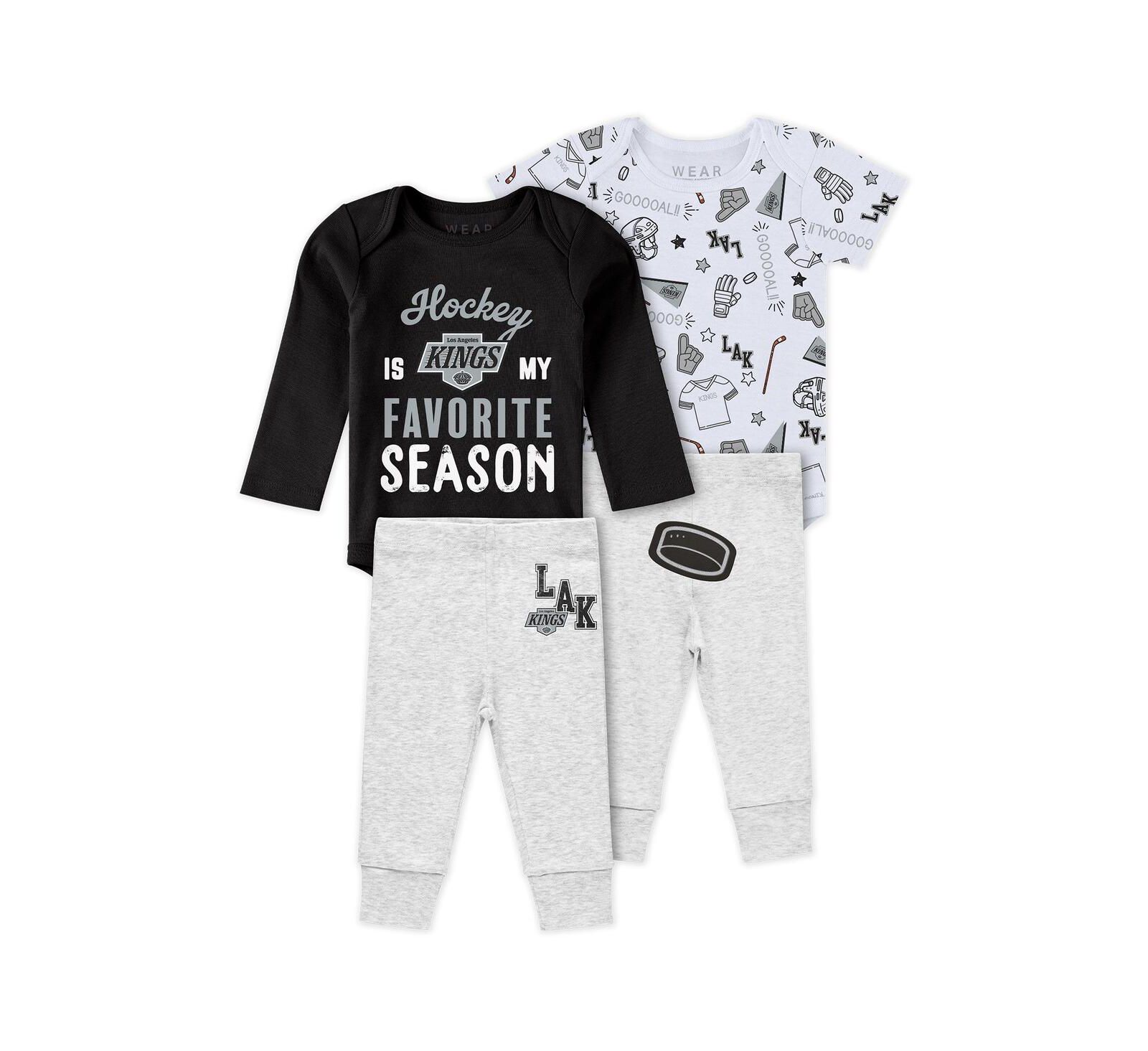 Комплект боди и брюк WEAR by Erin Andrews для новорожденных Los Angeles Kings Turn Me Around