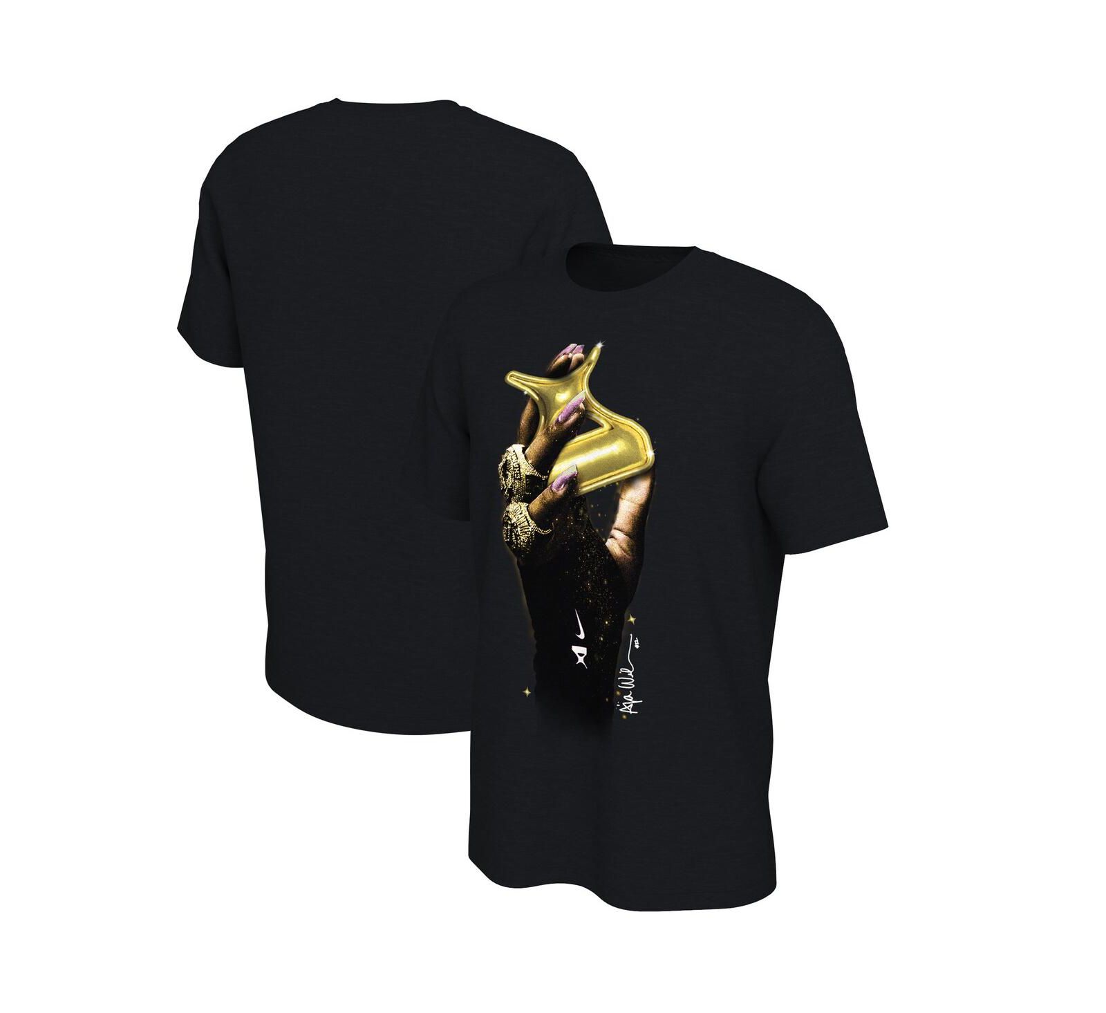 Nike Мужской и Женский T-shirt A'ja Wilson Black Las Vegas Aces WNBA Summit Player