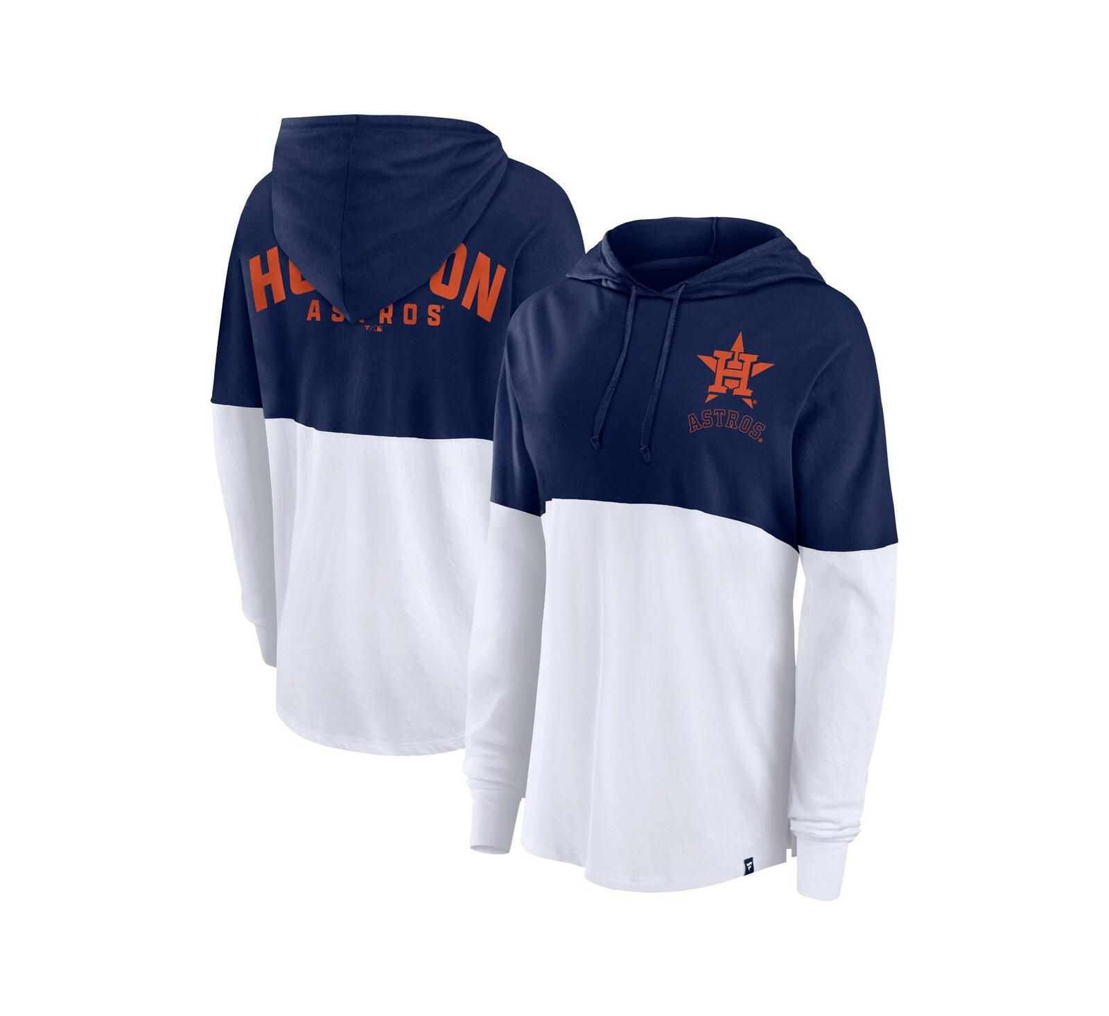 Женское худи Fanatics Houston Astros Backup Option Navy/White