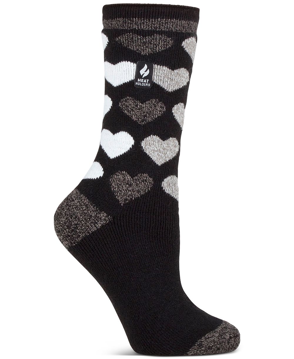 Женские носки Heat Holders Lite Jennifer Heart Crew