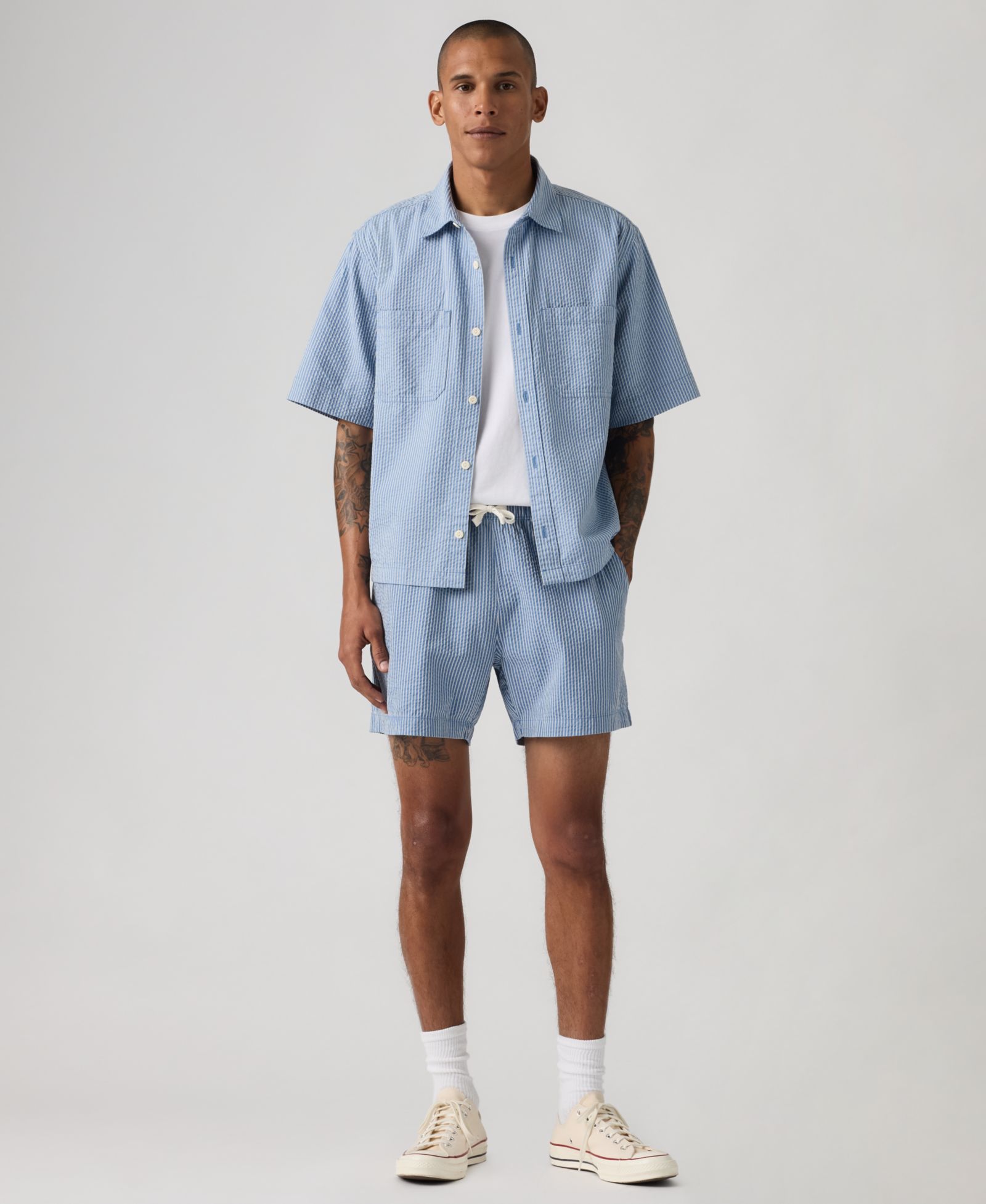 Levi's Men's XX Chino Easy Cotton Linen 6" Drawstring Shorts