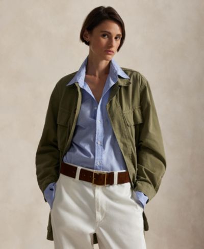 Женская утилитарная куртка Polo Ralph Lauren с длинным рукавом
