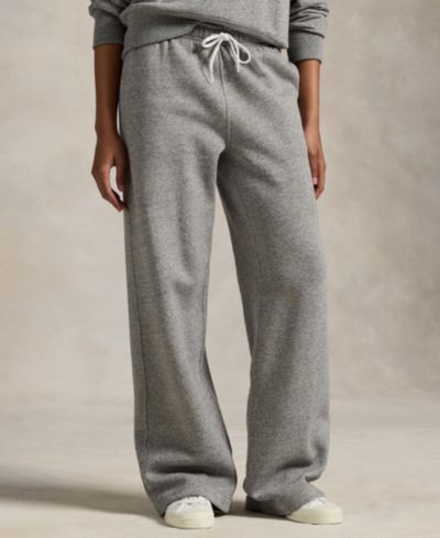 Polo Ralph Lauren Женские спортивные брюки из флиса с завязками Wide-Leg