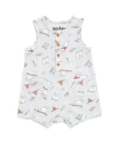 Детский комбинезон Harry Potter Baby Boys Hedwig Henley Sleeveless Romper