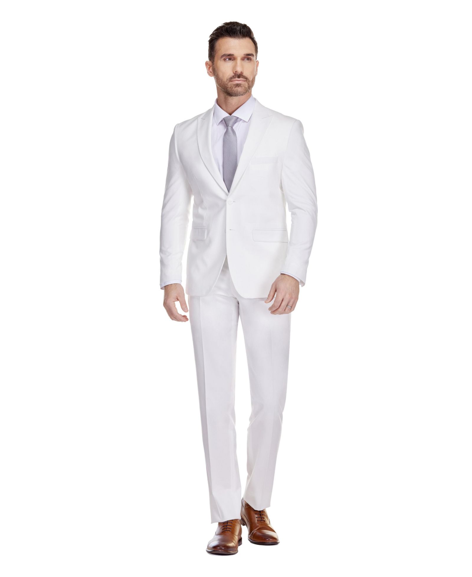 Gino Vitale Men's 2-Piece Stretch Slim-Fit Suit