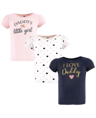 Детские футболки Hudson Baby Girls Hudson 3 шт. с коротким рукавом