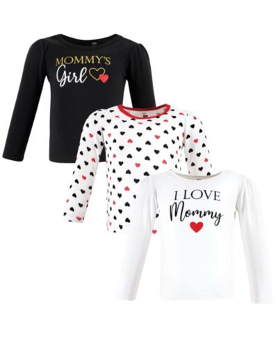 Girl mommy red black