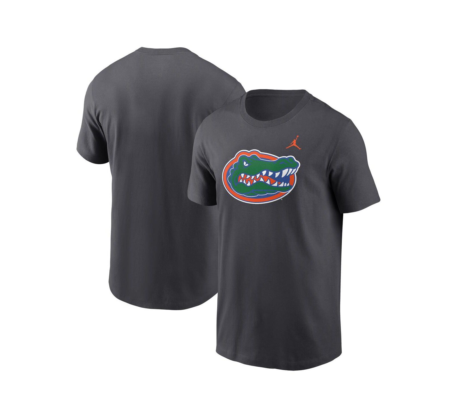 Мужская футболка Jordan Anthracite Florida Gators Primetime Evergreen Logo