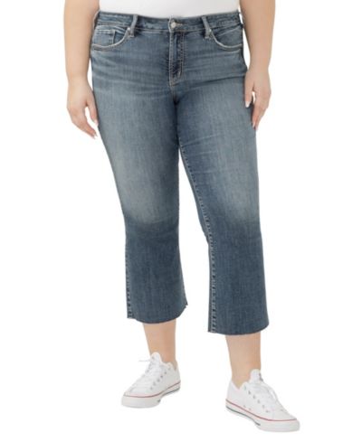 Джинсы Silver Jeans Co. Suki Mid Rise Curvy Fit Flare Plus Size