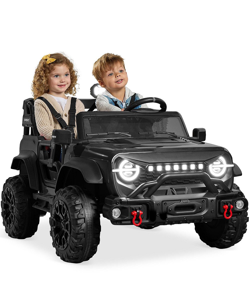 Детская электрическая машина Best Choice Products 24V 2-Seater с пультом управления, Bluetooth, LED