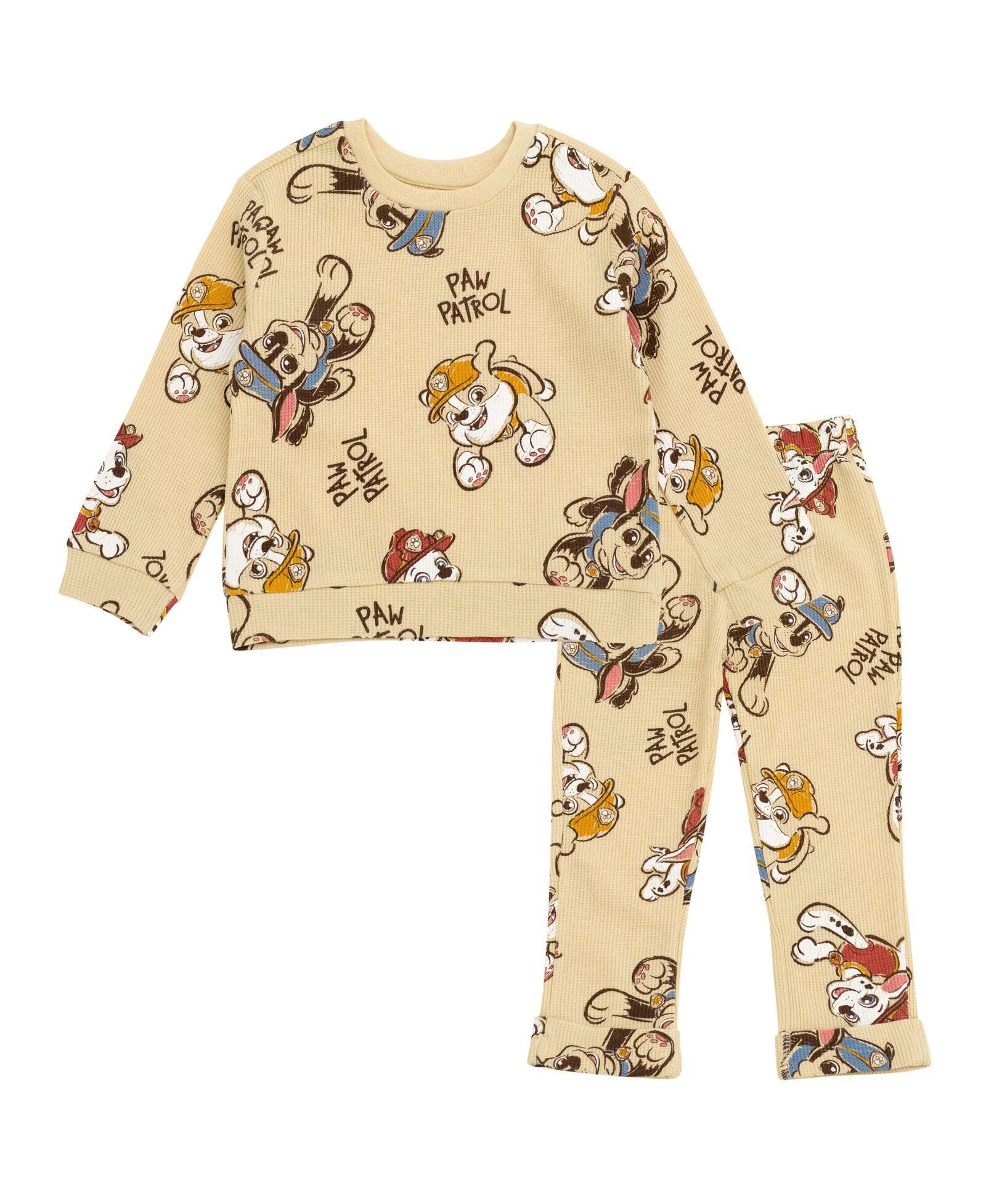 Paw Patrol Детский Waffle Knit Pullover Sweatshirt и Jogger Pants Outfit Set