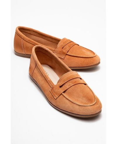 Honey suede leather