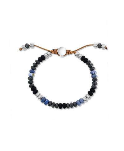 Stainless Steel, Genuine Bead Bracelet