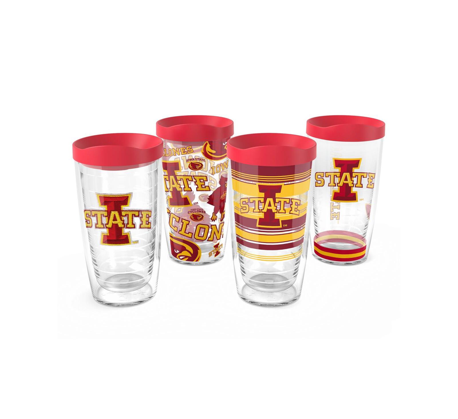 Набор стаканов Tervis Tumbler Iowa State Cyclones, 4 штуки, 16oz.