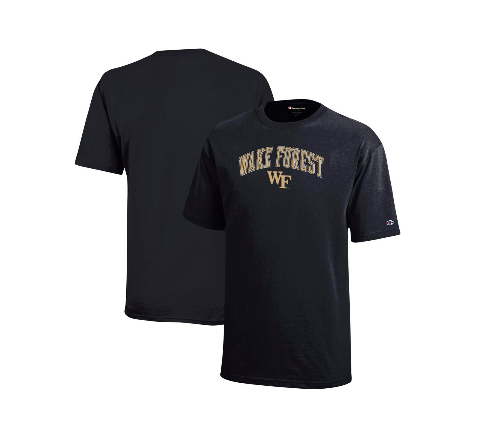 Футболка Champion Black Wake Forest Demon Deacons для мальчиков и девочек
