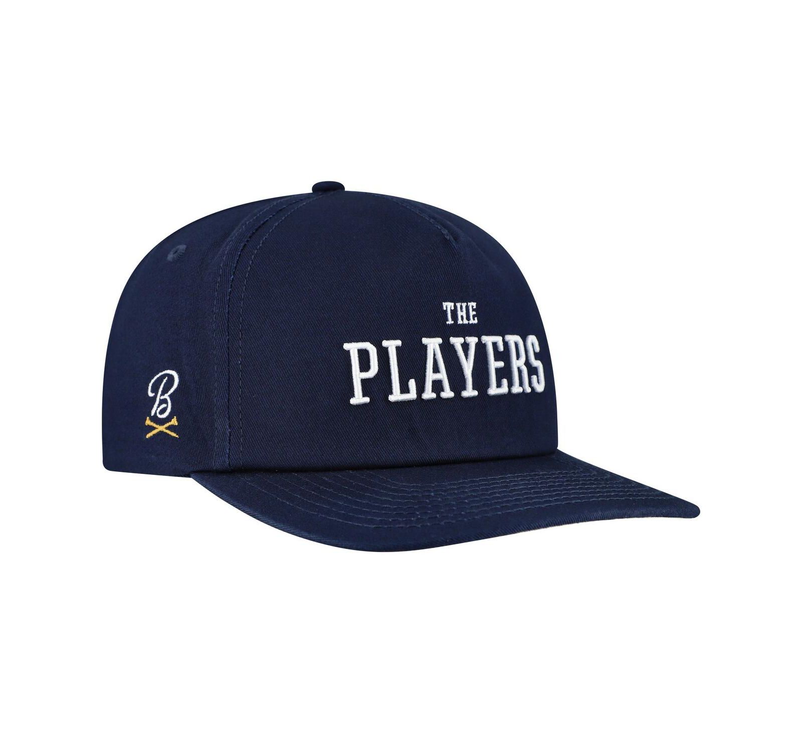 Barstool Golf Men's Navy 2025 THE PLAYERS Heritage Retro Snapback Hat